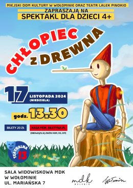 Teatr Lalek Pinokio - Chłopiec z drewna