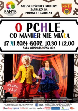 Poranek Teatralny: "O Pchle, co manier nie miała" Teatr TAK