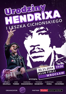 Urodziny JIMIEGO HENDRIXA i LESZKA CICHOŃSKIEGO