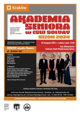 16.11.2024/godz.15.00 – AKADEMIA SENIORA
