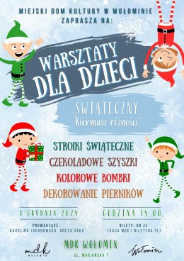 Warsztaty dla dzieci - Świąteczny Kiermasz Różności