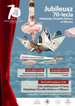 Gala jubileuszowa 70-lecia MOK