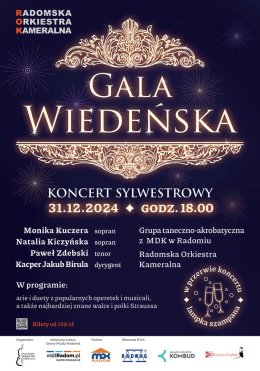 Gala Wiedeńska - Koncert Sylwestrowy 2024