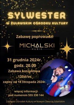 Sylwester w Żuławskim Ośrodku Kultury 2024/25