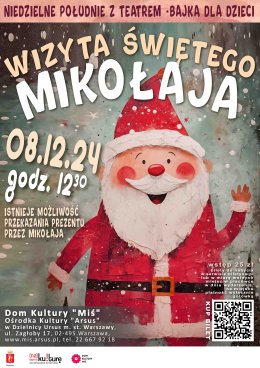 Bajka dla dzieci "Wizyta Świętego Mikołaja" Teatr Wariacja