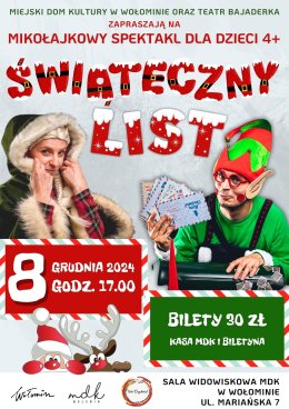 Teatr Bajaderka "Świąteczny list"