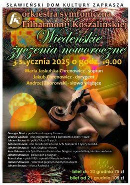 Wiedeńskie życzenia noworoczne- Orkiestra Symfoniczna Filharmonii Koszalińskiej