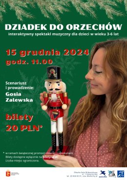 Interaktywny spektakl muzyczny dla dzieci „Dziadek do orzechów”