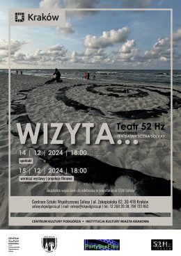 14.12.2024, godz.18.00-20.00  Teatralna Scena Solvay, Spektakl "Wizyta…" Teatru 52 Hz