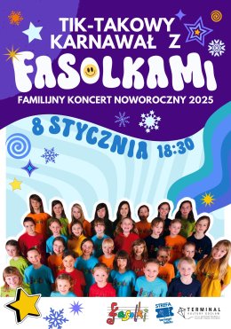 Tik-Takowy karnawał z Fasolkami: Familijny Koncert Noworoczny 2025