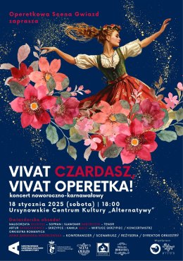 „Vivat czardasz, vivat operetka!” | koncert noworoczno-karnawałowy z udziałem artystów Operetkowej Sceny Gwiazd