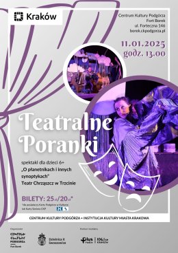 Teatralne Poranki w Forcie Borek "O płanetnikach i innych synoptykach"