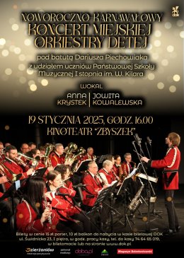 NOWOROCZNO-KARNAWAŁOWY KONCERT MIEJSKIEJ ORKIESTRY DĘTEJ