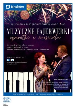 Koncert „Muzyczne fajerwerki operetki i musicalu”
