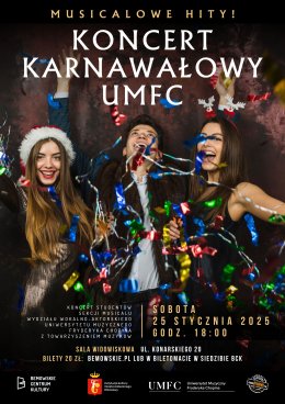 KONCERT KARNAWAŁOWY UMFC - MUSICALOWE HITY