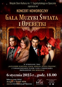 Koncert Noworoczny - Gala Muzyki Świata i Operetki