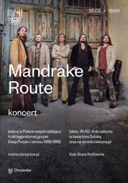 Mandrake Route: Tribute to Deep Purple.