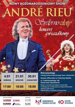 André Rieu: Srebrno-złoty retransmisja koncertu gwiazdkowego