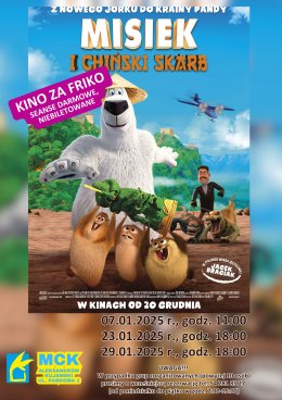 Misiek i chiński skarb - Kino za friko! (seanse darmowe, niebiletowane)