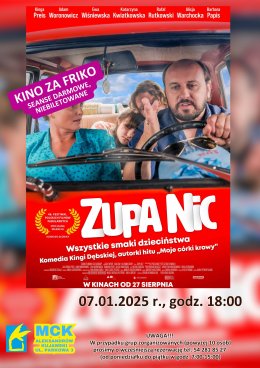 Zupa nic - Kino za friko! (seanse darmowe, niebiletowane)