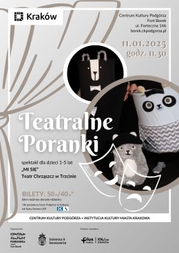Teatralne Poranki w Forcie Borek "MI SIE" 2025 godz. 11.30