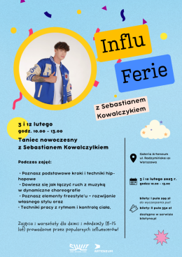 Influ Ferie - Taniec nowoczesny z Sebastianem Kowalczykiem