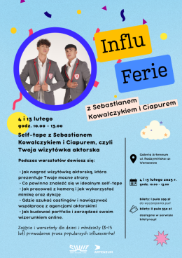 Influ Ferie – Self tape z Sebastianem Kowalczykiem i Ciapurem