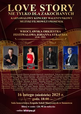 Love story nie tylko dla zakochanych - karnawałowy koncert walentynkowy Sosnowiec