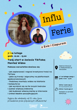 Influ Ferie z Evie i Ciapurem – Twój start w świecie TikToka