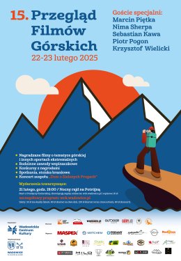 Karnety na 15. Przegląd Filmów Górskich (22-23 lutego 2025 r.)