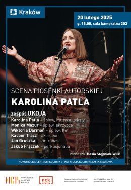 Scena Piosenki Autorskiej: Karolina Patla z zespołem Ukoja