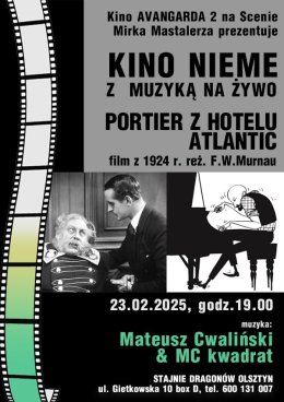 Kino nieme z muzyką na żywo: Portier z Hotelu Atlantic