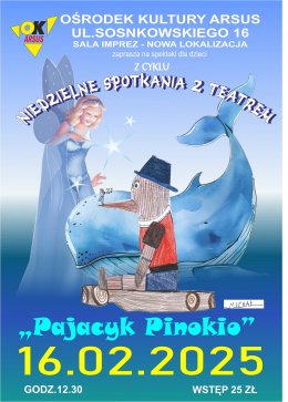 Bajka dla dzieci pt. "Pajacyk Pinokio"