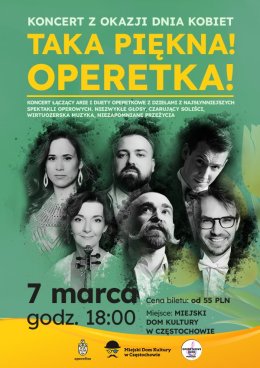 Taka piękna!Operetka! - koncert z okazji Dnia Kobiet