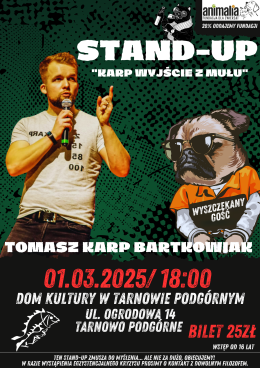 Tomasz Karp Bartkowiak „Karp: Wyjście z Mułu” - stand-up