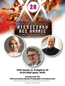 XX Międzynarodowe Forum Pianistyczne „Bieszczady bez granic” - Inauguracja XIV