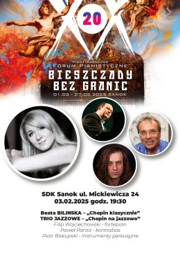 XX Międzynarodowe Forum Pianistyczne „Bieszczady bez granic” - Beata BILINSKA, TRIO JAZZOWE