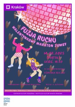Fuzja ruchu - walentynkowy maraton zumby