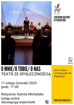 O MNIE / O TOBIE / O NAS TEATR ZE SPOŁECZNOŚCIĄ