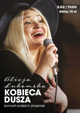 ”Kobieca dusza”  Alicja Łukomska koncert polskich piosenek,