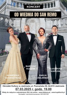 Jastrowie: Koncert "Od Wiednia do San Remo"