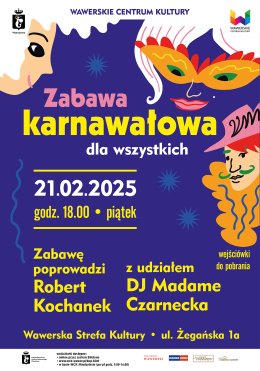 Zabawa Karnawałowa Robert Kochanek DJ Madame Czarnecka