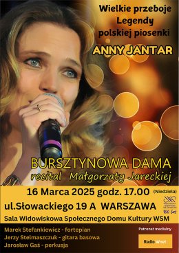 Małgorzata Jarecka z zespołem "Bursztynowa Dama"