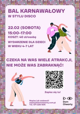 Bal karnawałowy w stylu disco