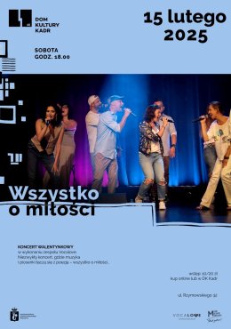 Wszystko o miłości - Koncert w wykonaniu zespołu Vocalove