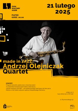 made in JAZZ: Andrzej Olejniczak Quartet