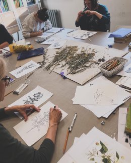 Tworzenie botanicznych rycin do zielnika-warsztaty rysunkowe dla dorosłych.