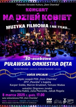 Koncert na Dzień Kobiet PUŁAWSKA ORKIESTRA DĘTA I GOŚCIE SPECJALNI