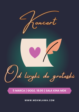 Koncert „Od liryki do groteski”