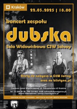 22.03.2025 Koncert zespołu Dubska